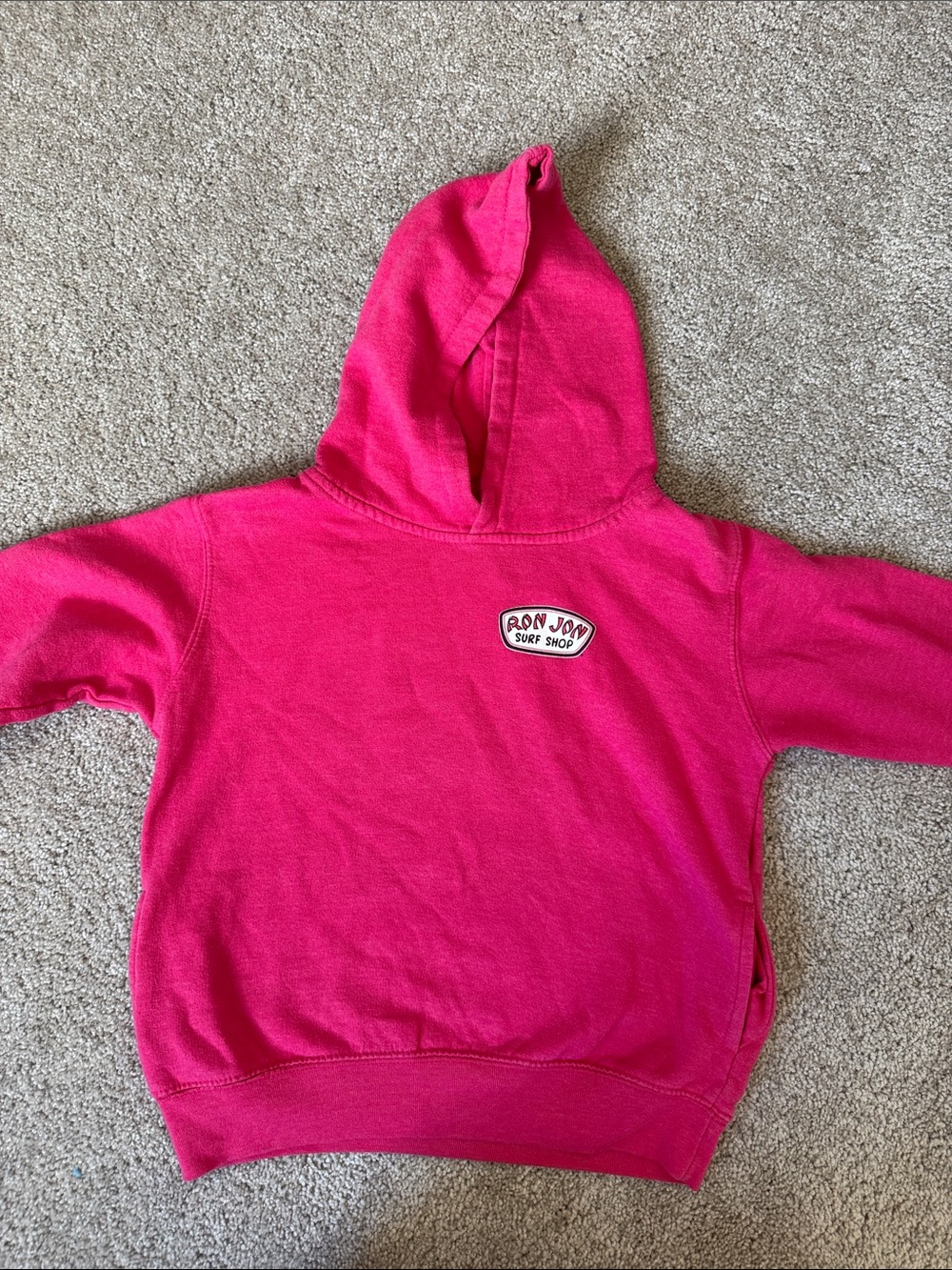 Ron Jon Kids Hot Pink Hooded Pullover Sweatshirt